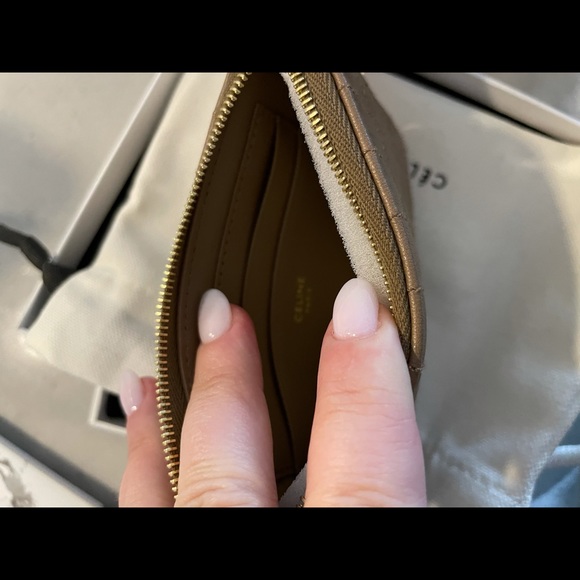 100% Authentic Celine Zippered Card Holder Pouch - Picture 3 of 6